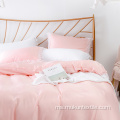 Pink 100% Viscose Rayon Race Bedding Set